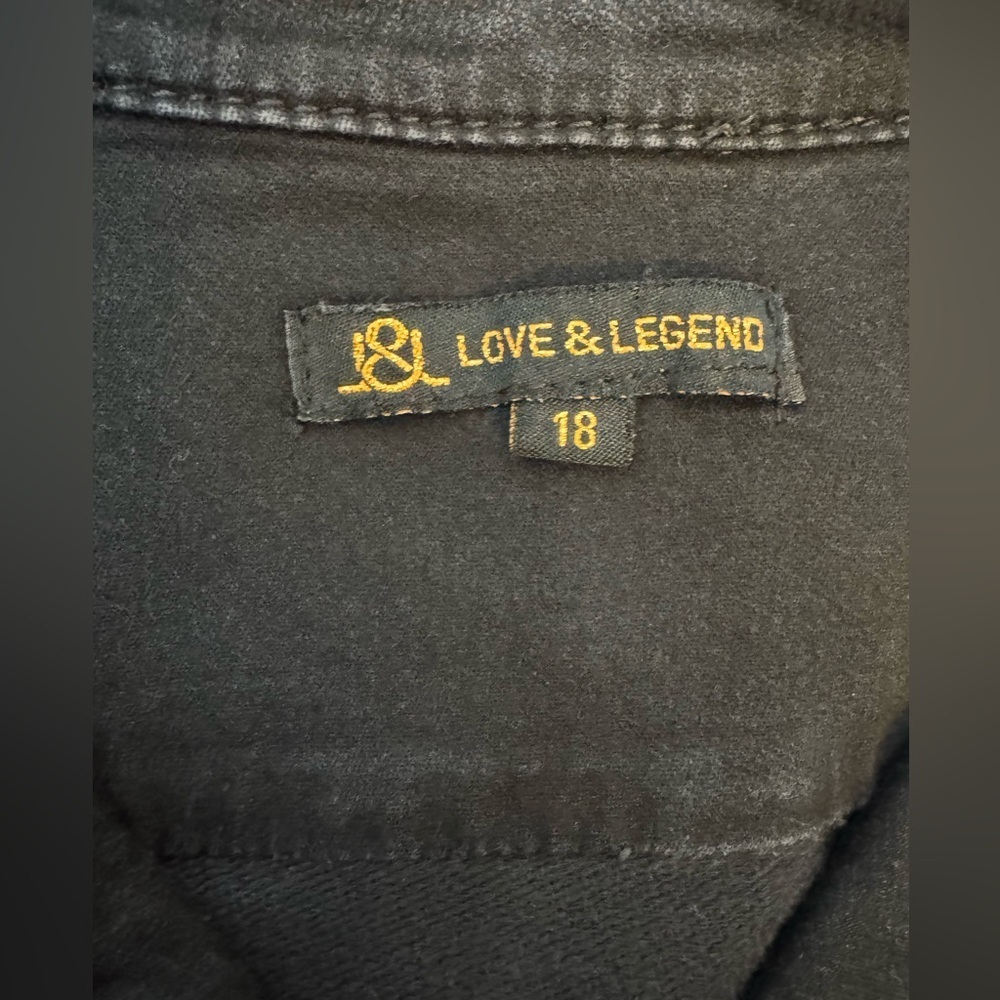 Love & Legend distressed denim Jean jacket - Picture 9 of 13